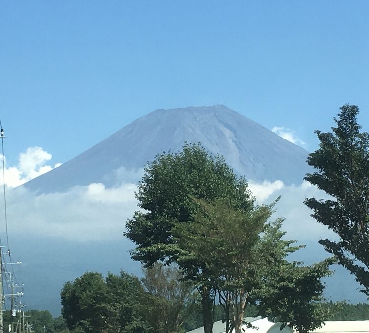 お墓参りで富士山へ