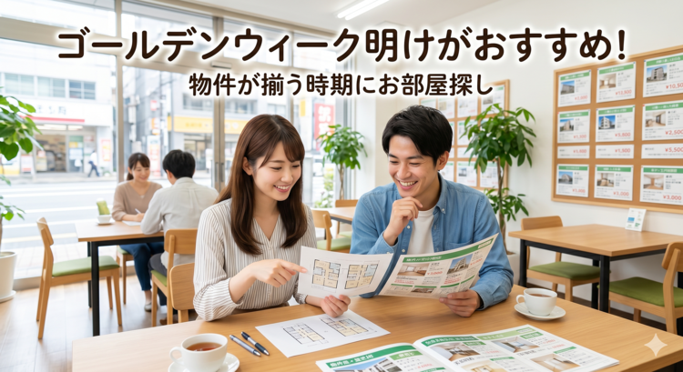 暮らしのコラム：GWのお部屋探しは避けた方がいい？その理由と賢い引越し計画