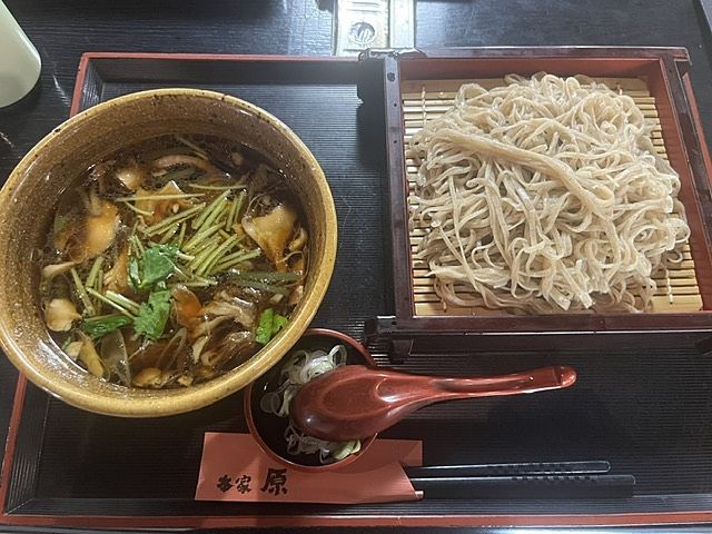 お決まりの具だくさん鴨せいろ(^^♪