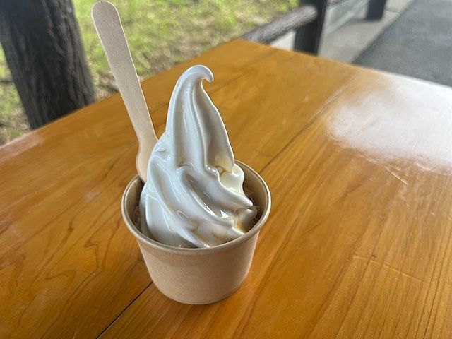 わたなべ豆腐『みたらしソフト』うめぇんだ(^^♪